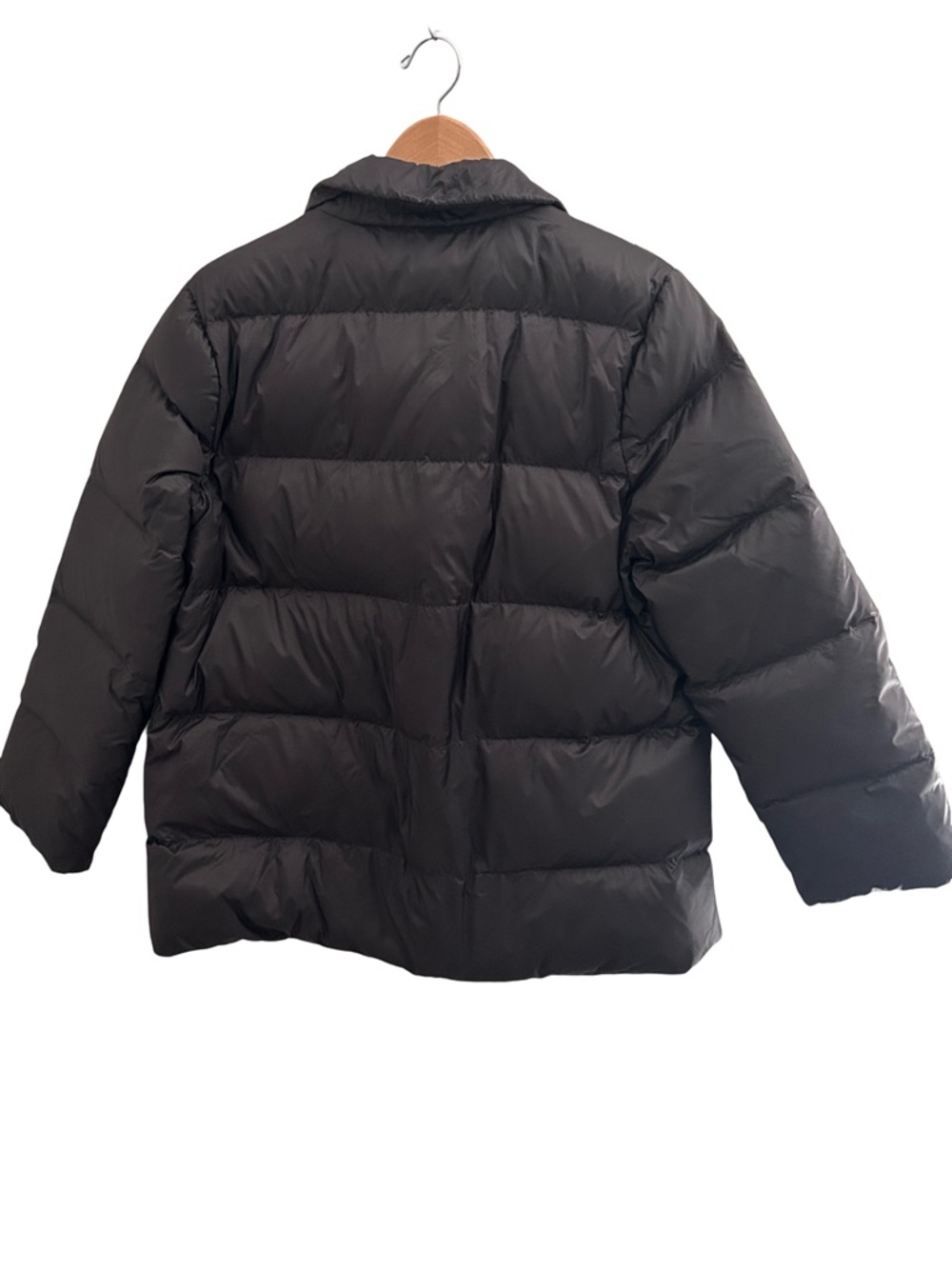 J.Mclaughlin Baron Goose Down Puffer Jacket Chocolate Brown Size XL - Picture 4 of 9